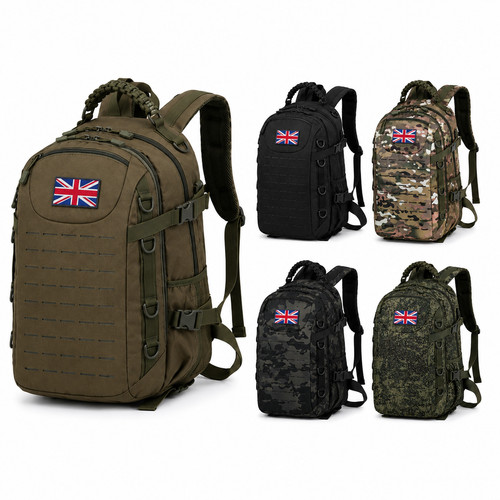 Tactical backpack 25l military - tactical,
