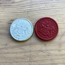 Vintage Ipswich Corporation Tramways Transport Tokens x2
