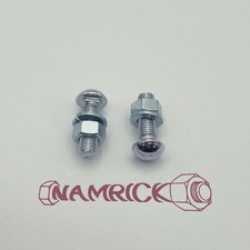 Chrome Plated Bumper Bolt with Nut and Washer UNF thread ¼” 5/16” 3/8”