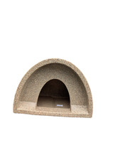 CAT HOUSE PLASTIC - SECONDS-Minor Colour Imperfection- Sandstone
