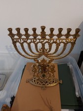 Solid brass Vintage Menorah