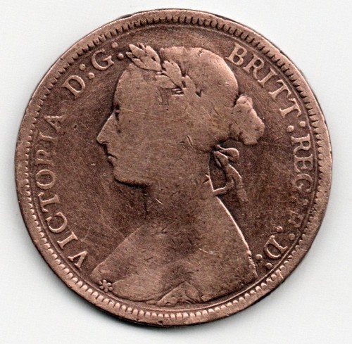 1883 victorian halfpenny - 1883,