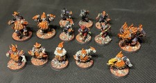 Painted UGNI Magma Dwarf Chaos Dwarf Fantasy Football Team 