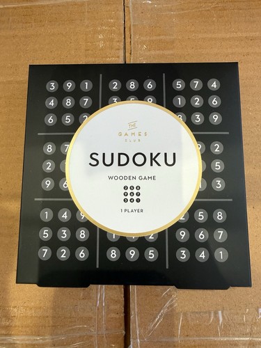 Wooden sudoku board game - board,
