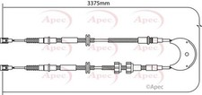 APEC Rear Brake Cable for Ford