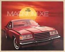 DODGE MAGNUM XE 1978 USA Car Sales Brochure #81-205-8006