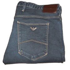 Emporio Armani Jeans J06 Slim Fit Stretch Denim W38 L34 Dark Blue EA Mens 8n1j06