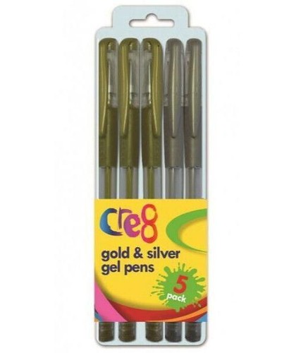 Pack gold silver - silver, pens