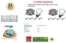 Front wheel bearings for vw - for,