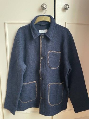 Universal works blue cardigan - works,