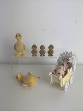 Sylvanian Families Darlings Ducklings Baby Carriage Set Plus Extra Ducks