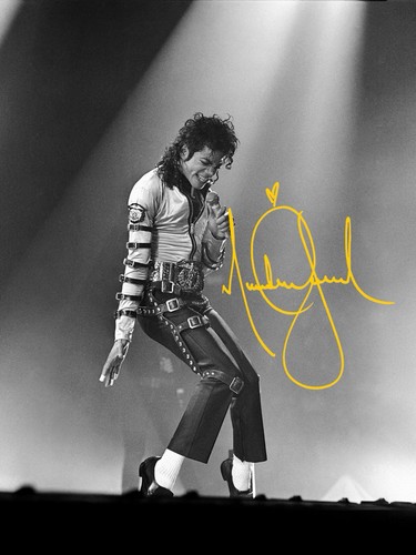 Michael jackson signed - michael,