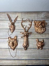 Copper Animal Wall Art Set 5pc