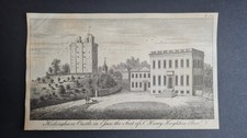 Antique 1776 print - Hedingham