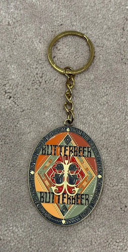 Butterbeer keyring keychain - butterbeer,