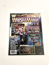 WWE WWF HISTORY OF WRESTLE MANIA 1-5 WRESTLING MAGAZINE 5TH ANNIVERSARY EDITION