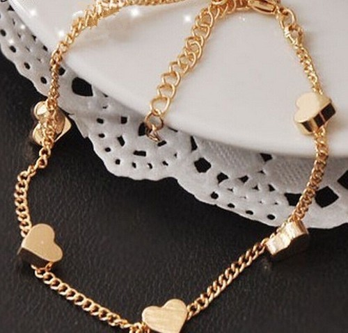 Womens heart bracelet slave - bracelet,