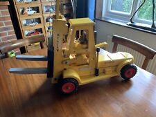 VINTAGE WOODEN HYSTER FORKLIFT TRUCK MANUFACTURERS DEALER DISPLAY SCALE MODEL 