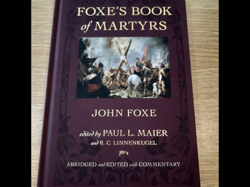 Foxe book martyrs john - martyrs,