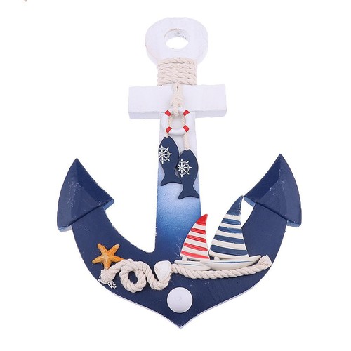Anchor shape wooden - shape,