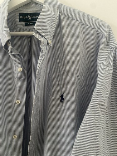 Ralph lauren blue pinstripe - blue,