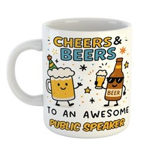 Novelty Mug CHEERS & BEERS for
