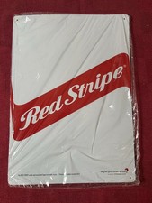 Red Stripe Jamaican Lager Advertising Sign 30cm X 42cm Official Merch Man Cave