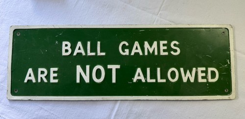 Ball games are - are, not