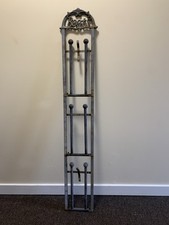 Vintage English Metal Wall Hanging Folding Welly Riding Walking Boot Shoe Rack