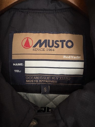 Vintage musto red yacht - vintage,