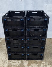 10 x Folding Plastic Storage