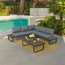 Garden Corner Set Aluminium