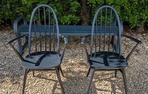 Blue label ercol quaker - blue,