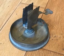 Vintage WW1 Brass Artillery Shell 1916 Ashtray & Match holder Cage 2