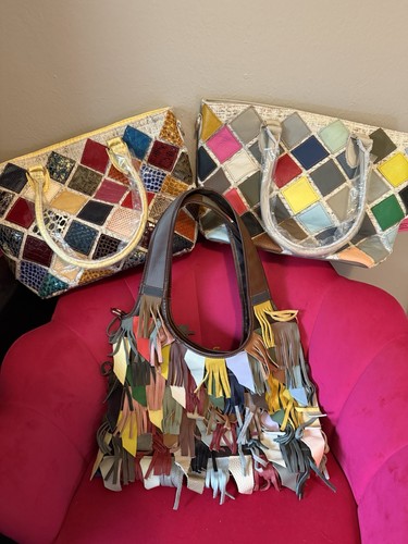 Genuine leather satchel purses - leather,