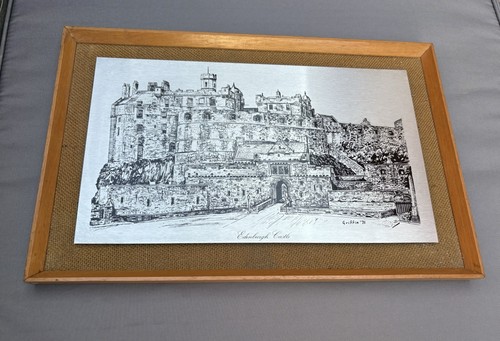 Vintage edinburgh castle - vintage,