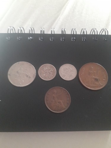 Old coins mix - old,