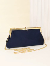 Retro velvet evening bag