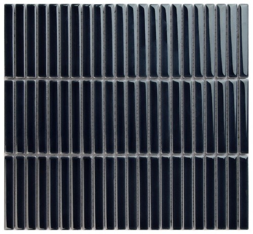 Ceramic mosaic tiles dark blue - dark,