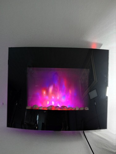 Wall mounted electric fire - wall,