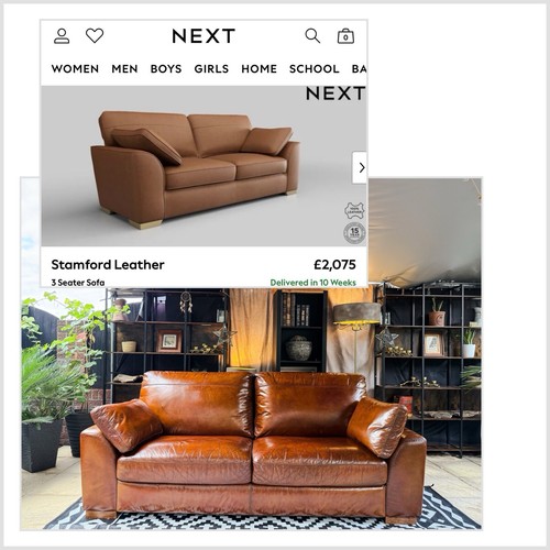 Next stamford genuine leather - next,