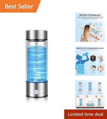 Hydrogen water bottle 420ml - water,