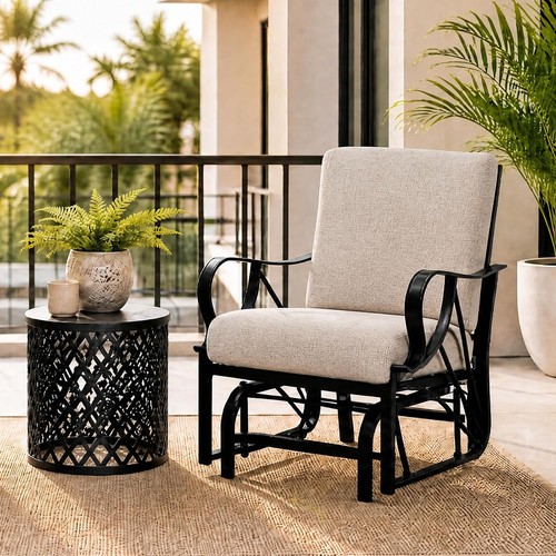 Outdoor chairs patio glider - outdoor,