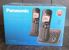 Panasonic Boxed KX-TG6802 Cordless Phone Pack of 2 Fixed Digital Wireless Black 