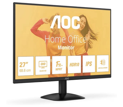 Aoc q27b35e ips led black - q27b35e,