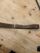 Quoddy  Belt Mens Brown Genuine Full Grain Buffalo Hide 40