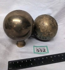 Pair Of Large Vintage Solid