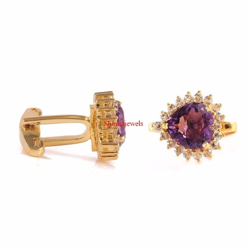 Natural amethyst gemstone with - natural,