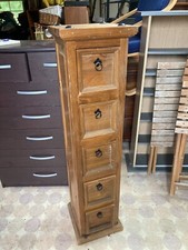 Solid Natural Brown Pine Tall