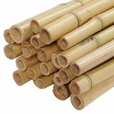 Bamboo Canes Poles Heavy Duty Strong Thick Wooden Garden Plants Support Stick